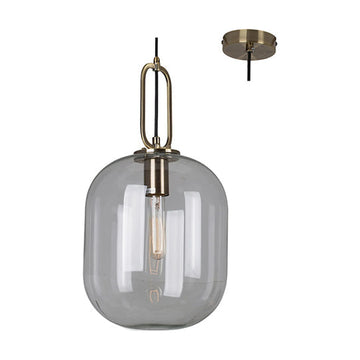 Eurolux Pendant Hallstat 440mm Clear Glass - image 01