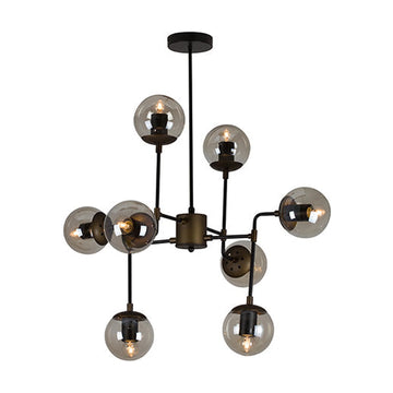 Eurolux Pendant Harrington 8LT 800mm Amber Glass - image 01