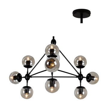 Eurolux Pendant Harrington 10LT 1050mm Amber Glass - image 01