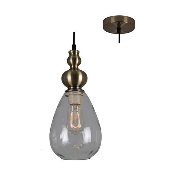 Eurolux Pendant Victoria 160mm Clear Glass - image 01