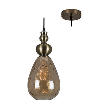 Eurolux Pendant Victoria 160mm Amber Glass - image 01
