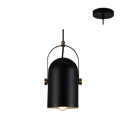 Eurolux Pendant Muse 140mm Black in Electrical & Lighting,Lighting,Interior Lighting