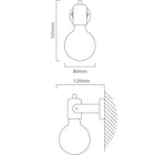 Eurolux Wall Light Tirana Copper - image 01