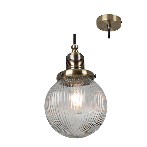 Eurolux Pendant Barcelona 155mm Clear Glass in Electrical & Lighting,Lighting,Interior Lighting