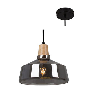 Eurolux Pendant Tallinn 240mm Smokey Glass - image 01