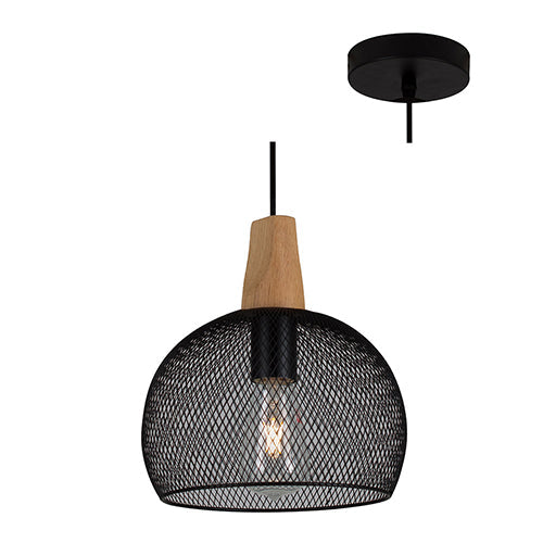 Eurolux Pendant Namada 220mm Black in Electrical & Lighting,Lighting,Interior Lighting
