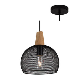 Eurolux Pendant Namada 220mm Black in Electrical & Lighting,Lighting,Interior Lighting