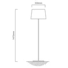 Eurolux Hepburn Floor Light 350mm Black - image 01