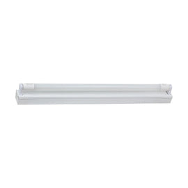 Eurolux 2Ft T8 Open Channel Fitting Wired For 1X9W LED G13 4000K - image 01