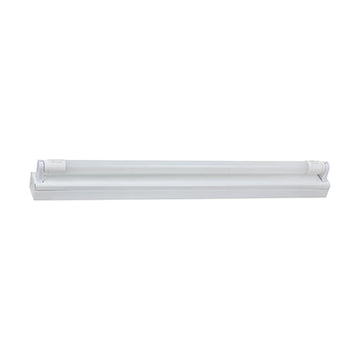 Eurolux 2Ft T8 Open Channel Fitting Wired For 1X9W LED G13 4000K - image 01