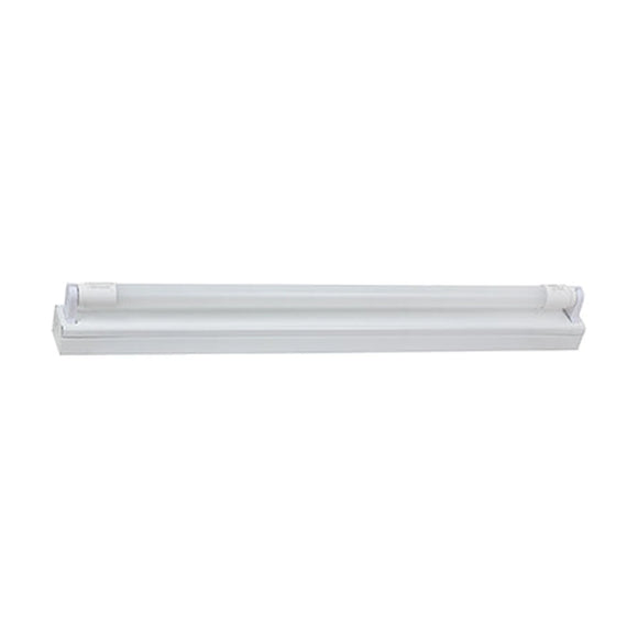 Eurolux 2Ft T8 Open Channel Fitting Wired For 1X9W LED G13 4000K - image 01