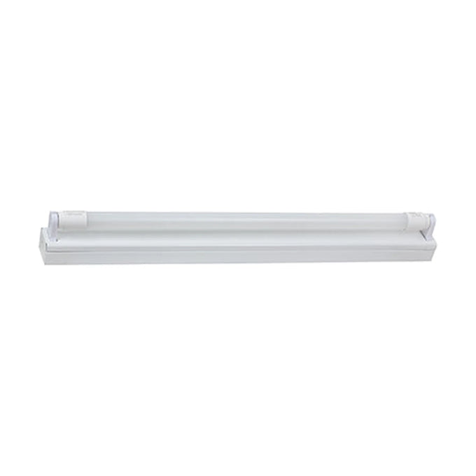Eurolux 2Ft T8 Open Channel Fitting Wired For 1X9W LED G13 4000K - image 01