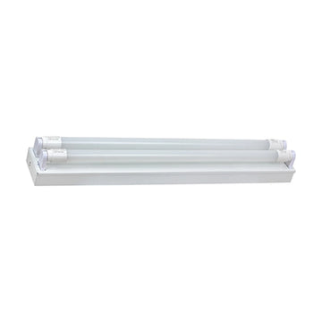 Eurolux 2Ft T8 Open Channel Wired Fitting For 2X9W LED G13 4000K - image 01
