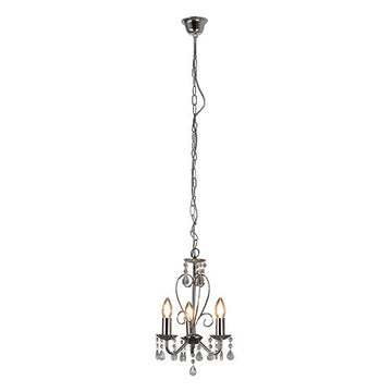 Eurolux 3LT Cleo Chandelier 255mm Chrome in Electrical & Lighting,Lighting,Interior Lighting