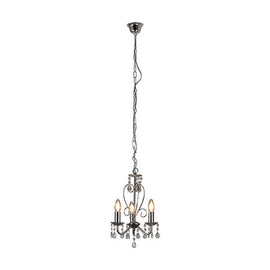 Eurolux 3LT Cleo Chandelier 255mm Chrome - image 01