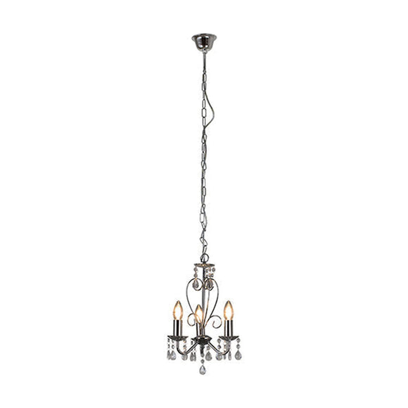 Eurolux 3LT Cleo Chandelier 255mm Chrome - image 01