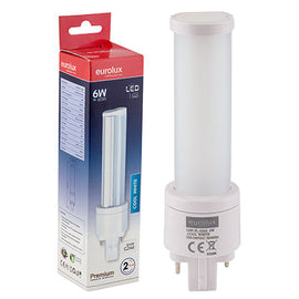 Eurolux LED PL 2Pin Premium 6w G24d 4000K in Electrical & Lighting,Lighting,Globes & Tubes