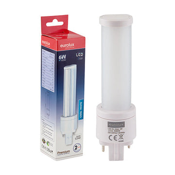 Eurolux LED PL 2Pin Premium 6w G24d 4000K - image 01