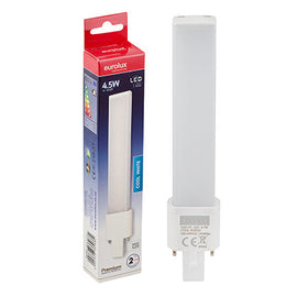 Eurolux LED PL 2Pin Premium 4.5W G23 4000K in Electrical & Lighting,Lighting,Globes & Tubes