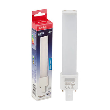 Eurolux LED PL 2Pin Premium 4.5W G23 4000K - image 01
