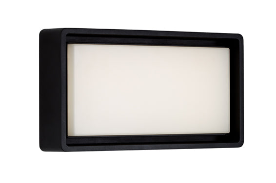 Eurolux Rectangular Bulkhead 320mm Black in Electrical & Lighting_Interior Lighting