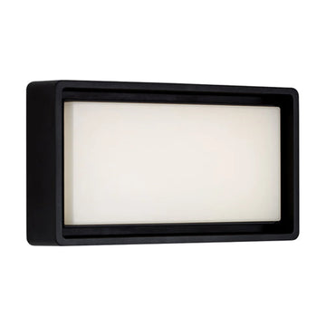 Eurolux Rectangular Bulkhead 320mm Black - image 01