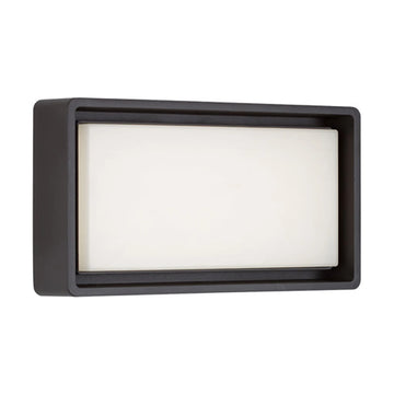 Eurolux Rectangular Bulkhead 320mm Graphite - image 01