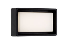Eurolux Rectangular Bulkhead 240mm Black in Electrical & Lighting_Interior Lighting