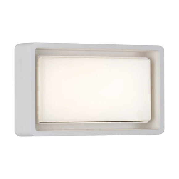 Eurolux Rectangular Bulkhead 240mm White - image 01