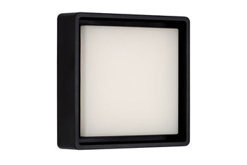 Eurolux Square Bulkhead 240mm Black in Electrical & Lighting_Interior Lighting