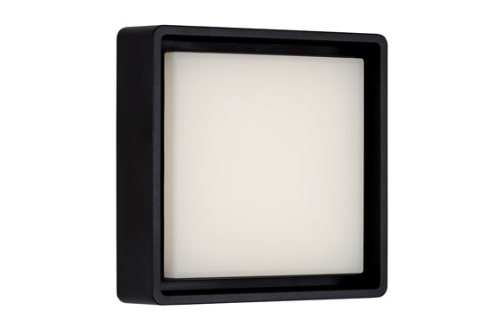 Eurolux Square Bulkhead 240mm Black in Electrical & Lighting_Interior Lighting