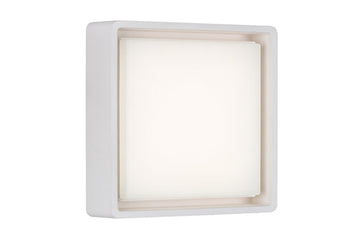Eurolux Square Bulkhead 240mm White in Electrical & Lighting_Interior Lighting