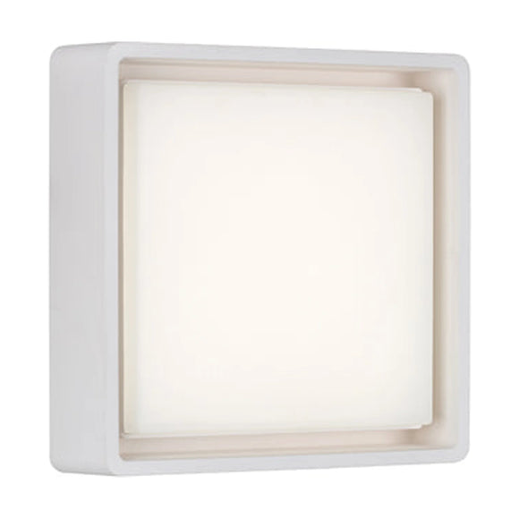 Eurolux Square Bulkhead 240mm White - image 01