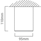 Fumagalli Franca 90 Outdoor Ceiling Light Black - image 01