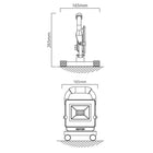 Eurolux Worklight with H Stand LED 20W - image 01