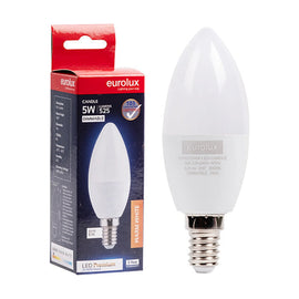 Eurolux LED Globe Candle Premium 5W E14 3000K Dimmable N - image 01