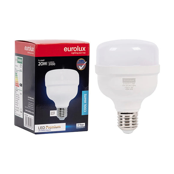 Eurolux LED T-Lamp Premium 20W E27 4000K N - image 01
