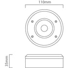 Eurolux Callisto Outdoor Downlight LED 3w White - image 01