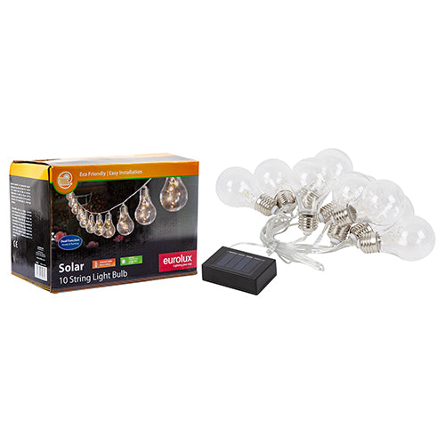 Eurolux Solar String Light 10 Bulb in Electrical & Lighting,Lighting,Exterior Lighting