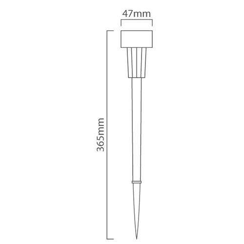 Eurolux Solar Stainless Steel Tube Spike Retail Pack - image 01