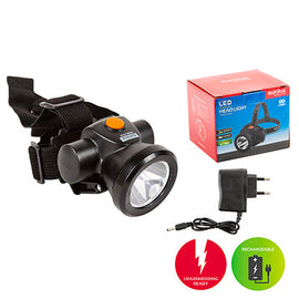 Rechargeable Headlamp with Charger LED 3w in Electrical & Lighting,Lighting,Portable & Loadshedding Lighting