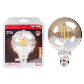 Eurolux LED Filament Globe Maxi Globe G95 Amber 4w E27 2700K N in Electrical & Lighting,Lighting,Globes & Tubes