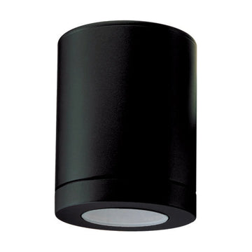 Eurolux Metro Round Outdoor Downlight 90mm Black - image 01