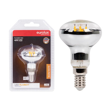 Eurolux LED Filament Globe Reflector R50 4w E14 3000K N - image 01
