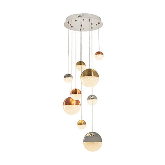 Eurolux Pendant Halola 9LT 450mm Chrome - image 01