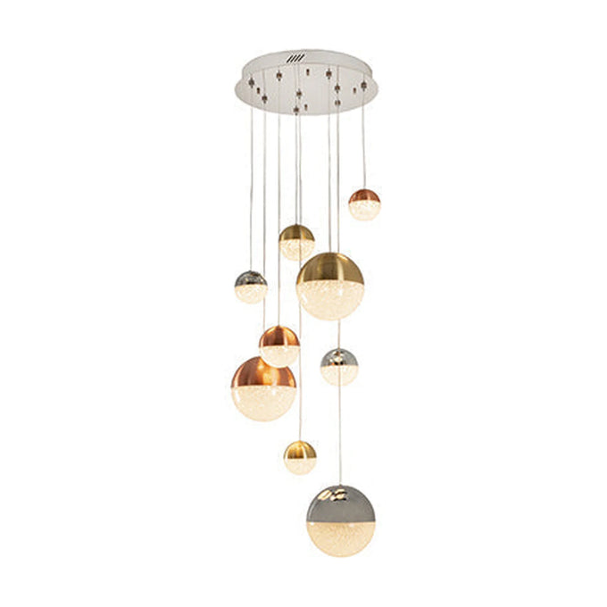 Eurolux Pendant Halola 9LT 450mm Chrome - image 01