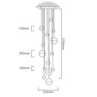 Eurolux Pendant Halola 14LT 550mm Chrome - image 01