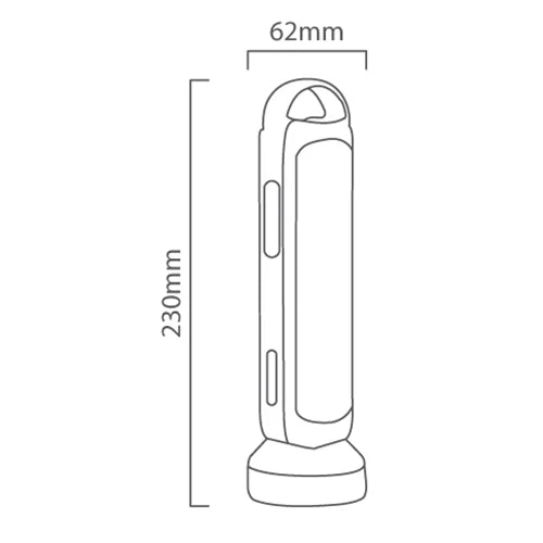 Eurolux Rechargeable Emergency Torch White LED 3w & 9w - image 01