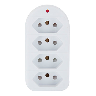 Eurolux 4 Way Adaptor With Indicator Light in Electrical & Lighting,Electrical Accessories,Multiplugs & Extension Cords