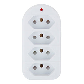 Eurolux 4 Way Adaptor With Indicator Light in Electrical & Lighting,Electrical Accessories,Multiplugs & Extension Cords